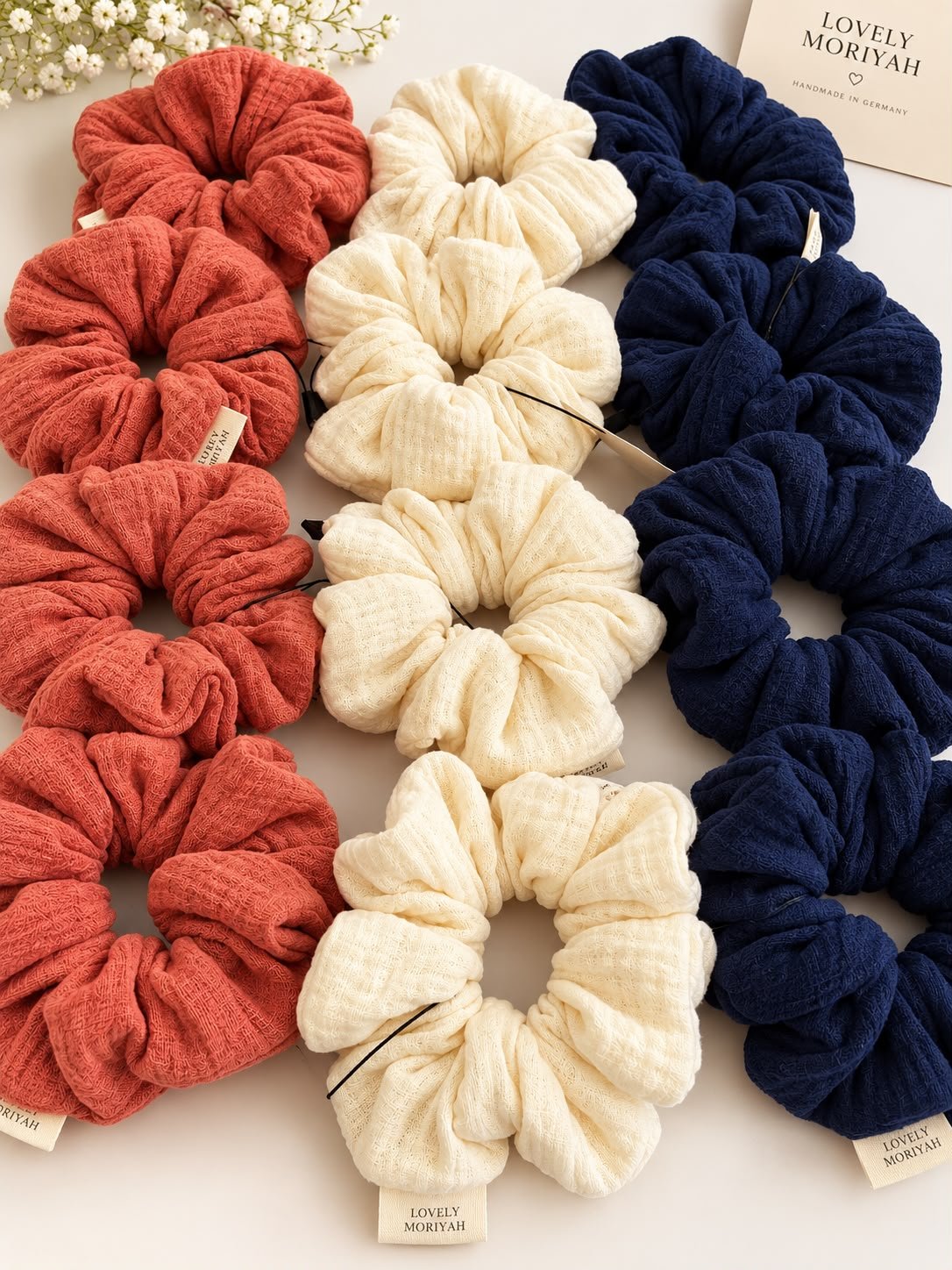 Scrunchie Musselin