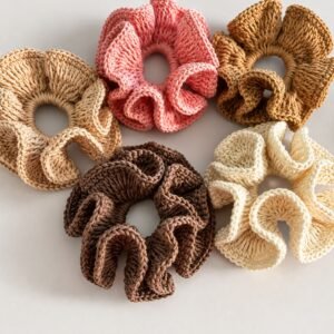 Scrunchies gehäkelte